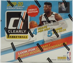 2019-20 Panini Clearly Donruss NBA Basketball Hobby Box